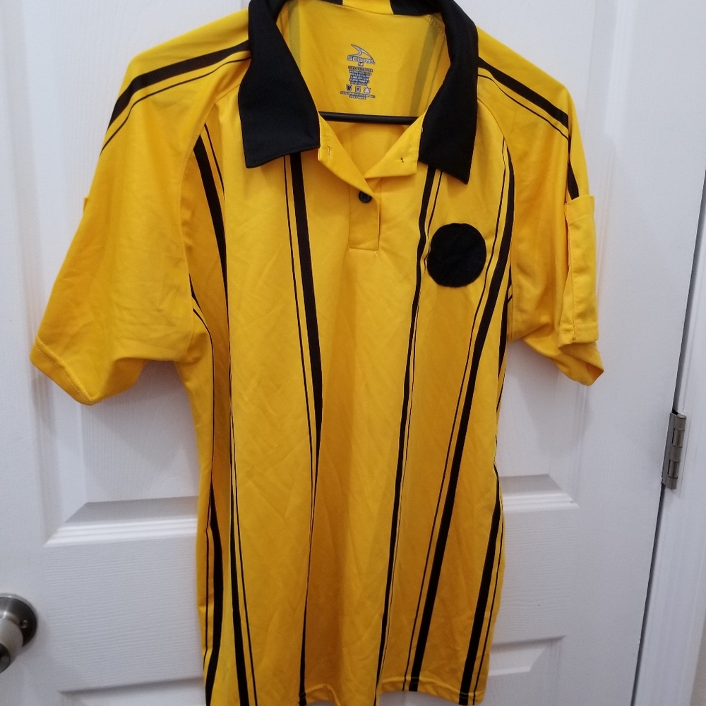 Womens soccer referee uniform shirt